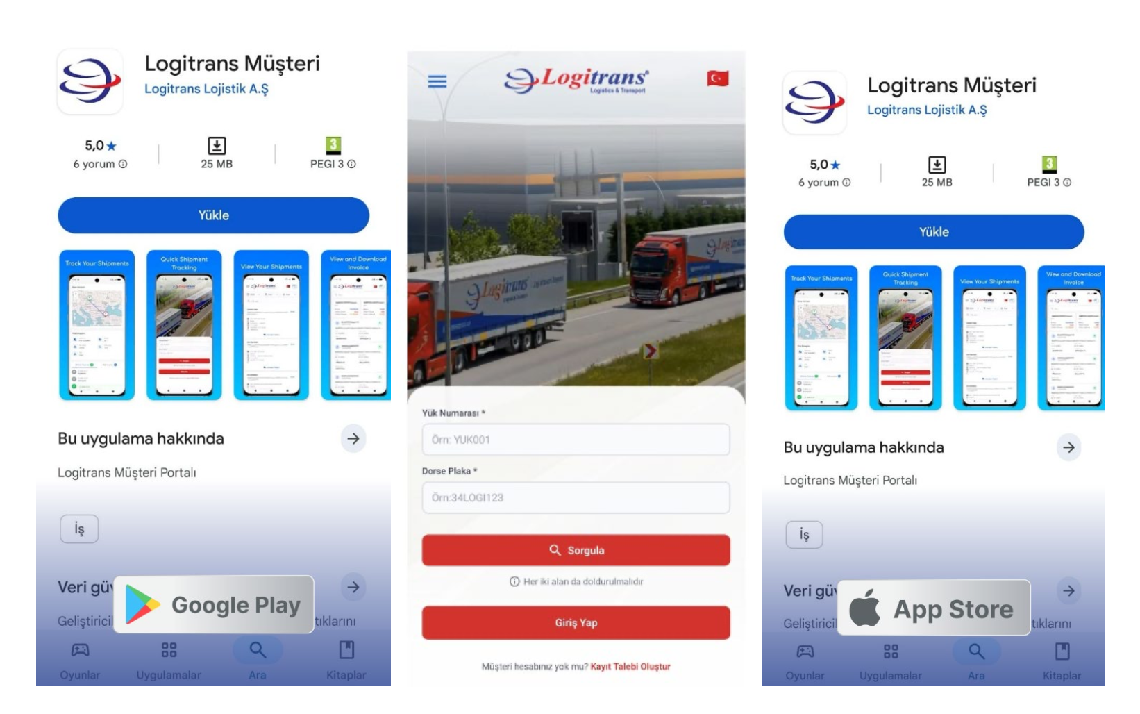 Logitrans Müşteri Portalı